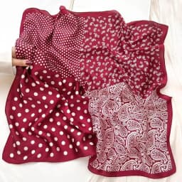 New Fashion Silk Scarf Neckerchief Women's Silk Square Scarf Purse Luxury Scarf for Women Designer Silk Headscarf