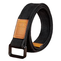Unisex Canvas Belt for Men and Women, Casual Business Jeans Double-Ring Buckle Belt, Outdoor Woven Waistband