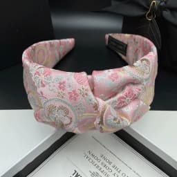 High Sense Embroidery Hairpin Hoop Female High Skull Top Adult Sweet Elegant Headdress Wide Edge Compression Headband