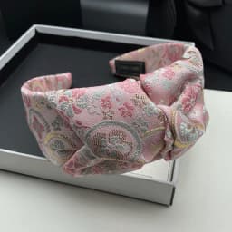 High Sense Embroidery Hairpin Hoop Female High Skull Top Adult Sweet Elegant Headdress Wide Edge Compression Headband