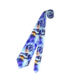Necktie Dragon Ball Vegeta Blue Goku Men Silk Polyester 8 cm Wide Neck Ties for Mens Daily Wear Cravat Wedding Party