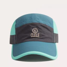 Curved Brim Quick-Dry Baseball Cap Unisex Embroidery Color Block Design Sport Hat for Running Cycling Outdoor Activities