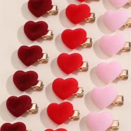 10/30pcs/set Small Heart Hair Clips – Dainty Love Design, Subtle Accent for Everyday Hairstyles.