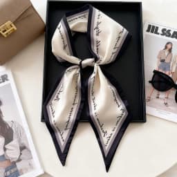 Luxury Long Neckerchief Skinny Hair Bands Women Silk Scarfs Fashion Headbands Bag Scarves Print Hairband Neck Scarf For Ladies