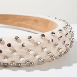 Sweet Cool Style High Crown Sponge Headband Korean Ins Wide Rivet Hair Hoop Fashion Versatile Female Hair Accessories