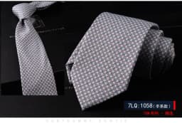 Fashion Luxury Navy Floral Printed Neck Ties For Men Women Gray Polka Dot Simulated Silk Neckties Casual Shirt Daily Wear Cravat