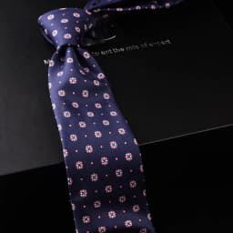 Fashion Luxury Navy Floral Printed Neck Ties For Men Women Gray Polka Dot Simulated Silk Neckties Casual Shirt Daily Wear Cravat