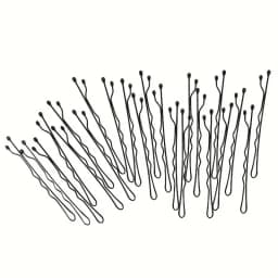 10/20pcs Invisible Wave Bobby Pins,Durable Metal Hair Clips for Women, Simple Solid Color Barrettes with Storage Box.Hairpin