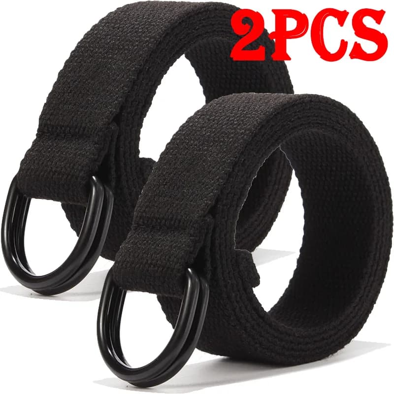 1/2pcs Plus Extra Large Size 110 120 130 140 150 160cm Men Women Canvas Waistband Outdoor Military Tactical Waist Belt for Jeans