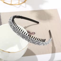 1Pc Elegant Bling Rhinestone Headband, Great Gift for Women & Girls for Daily & Special Occasions