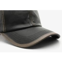 Retro Adjustable Faux Leather Baseball Cap Distressed Casual Washed Leather Dad Hat Sun Hat Women Men