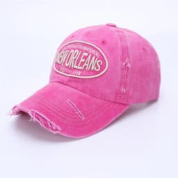 Unisex Vintage Washed Cotton Baseball Cap 2025 Embroidered Letter Snapback Hat for Men And Women Streetwear Outdoor Sports