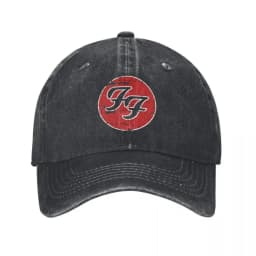 Music F-Foo F-Fighters Band Men Women Baseball Cap Logo Rock Concert Distressed Cotton Hats Vintage Outdoor Activities Headwear
