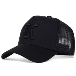 Unisex LK Letter Embroidery Baseball Net Caps Outdoor Adjustable Spring and Summer Casual Sunscreen Hat Sports Cap
