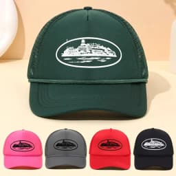 A trendy city scenery mesh dad hat | Adjustable breathable baseball cap | Unisex sun hat | Outdoor activities/daily wear/party a