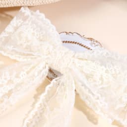 French Style Lace Hair Clips For Women Elegant Flower Embroidery Hairpins Mesh Barrette Girls Headwear Headdress Accesories