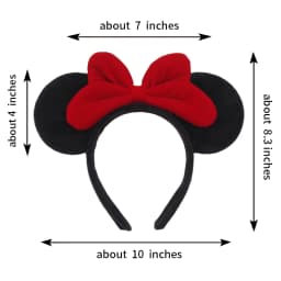 Big Hot Sales Women Fashion Ears Headband For Girl Women 5''Polka Big Bow Hairband Festival Party Travel DIY Hair Accessories