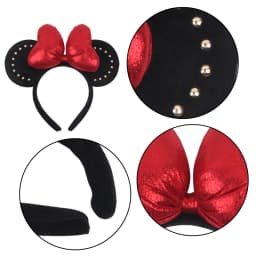 Big Hot Sales Women Fashion Ears Headband For Girl Women 5''Polka Big Bow Hairband Festival Party Travel DIY Hair Accessories