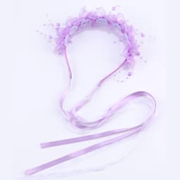 Fairy Flower Headband Sweet Lovely Girl Lace Floral Pearls Hair Hoop For Princess Wedding Birthday Headwear Accessories Gifts