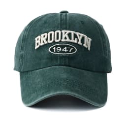 2025 High Quality Brooklyn Embroidery Snapback Hat for Men Vintage Black Green Washed Baseball Caps for Women Gorras Hombre
