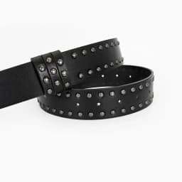 Unisex Jeans Belt Female Punk Gothic Wide Belts For Women Luxury Designer Brand Cross Men's belt Male Balck Rivet Waistband Male