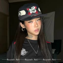 Color Block Embroidered Letters Rose Baseball Hats Sunshade Street Versatile New Men Women Polka Dot Fashion Peaked Caps Niche