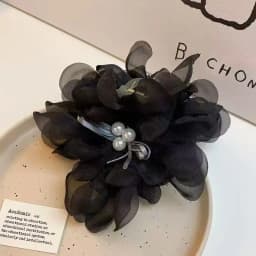 Elegant Large Size Cloud-like Flower Hairpin for Women Oversized Fairy-tale Hair Grips for Updo Styling Sophisticated Sensation