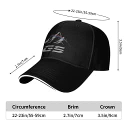 GS World Map Baseball Cap Outdoor Gym Adjustable Trucker Hat Women Men Fashion Design Baseball Caps