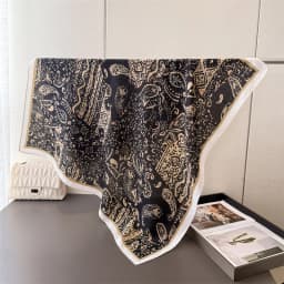 90*90Cm Square Scarf Cotton Linen Feeling Women Headband Shawl Wraps Luxury Hair Band Print Neck Scarves Muslim Hijab Bandana