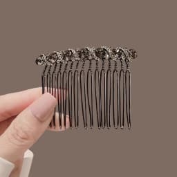 Water Diamond Inverted Comb No Trace Hairpins Bangs Simple Hair Clips Women Girls Back Of Head Hair Accessories