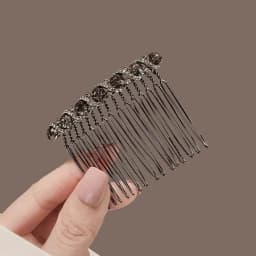 Water Diamond Inverted Comb No Trace Hairpins Bangs Simple Hair Clips Women Girls Back Of Head Hair Accessories