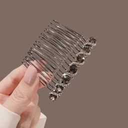 Water Diamond Inverted Comb No Trace Hairpins Bangs Simple Hair Clips Women Girls Back Of Head Hair Accessories