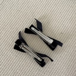 2pc Kroean Colorful Velvet Bow Hairpin Hairgrip Hair Clips for Girls Women Kids Childs Vintage Crab for Gift Hair Accessories