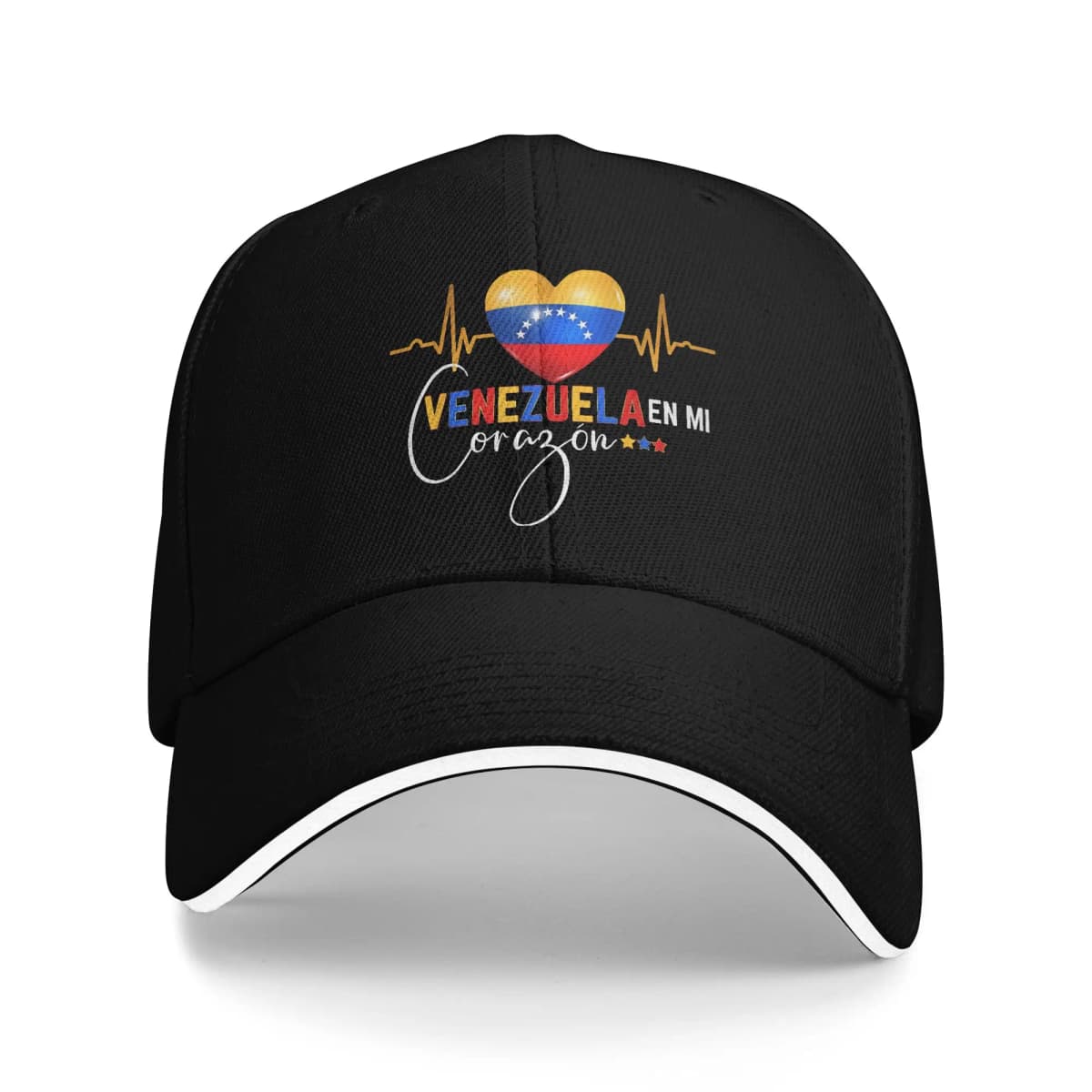 Women Men Venezuela En El Corazon Venezuelan Pride Outdoor Hat Sun Cap New Baseball Cap Snapback Sunshade