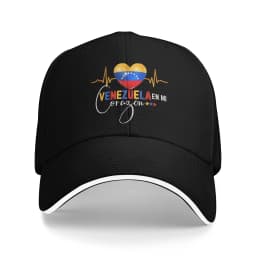 Women Men Venezuela En El Corazon Venezuelan Pride Outdoor Hat Sun Cap New Baseball Cap Snapback Sunshade