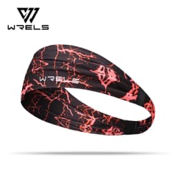 WRELS Anti-Slip Sports Headband Sweat Absorbing Headband Women Men Elastic Gym Fitness Running Yoga Headwrap Breathable Hairband