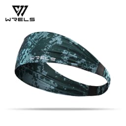 WRELS Anti-Slip Sports Headband Sweat Absorbing Headband Women Men Elastic Gym Fitness Running Yoga Headwrap Breathable Hairband