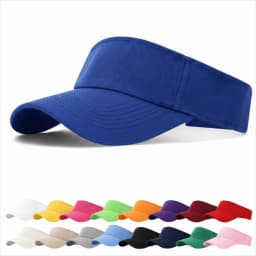 Cotton Outdoor Sports Hat Quick-Dry Lightweight Sun Visor Hat UV Protection Solid Color Summer Sun Hat