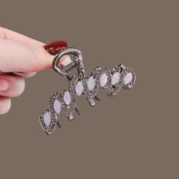 Fairy Rhinestone Butterfly Hair Clip High-end Women's Back of Head Half-tied Hair Grip Medium Size Korean Style Hair Accessories