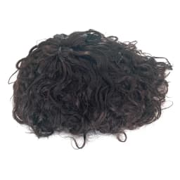 Thin Skin Base Men Toupee Always Wave Hair Human Remy Hair Curly Texture
