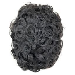 20mm Curly Men's Capillary Prothesis Fine Mono NPU Men Toupee Indian Human Hair Wigs Straight Wave Human Hair System Man Topper