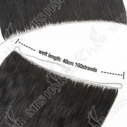 Invisible Feather Hair Bundles Extensions Natural Fish Line Human Hair Non-Remy Invisible Micro Rings Hair Weft 100 Strands