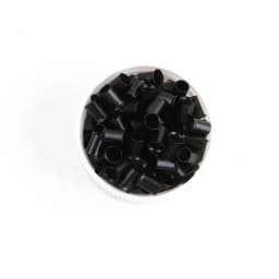 10000pcs/bag 4.0*3.6*6.0mm Copper Flared Flaring Micro Rings Tube Euro Locks for Feather Human Hair Extensions Tools Accessories