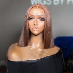 Vietnamese Glueless Wigs 100%human Hair Quality 5x5 Lace Closure Ready to Wear Wig 250 Density 13x6 13x4 Lace Frontal Bob Wig #2