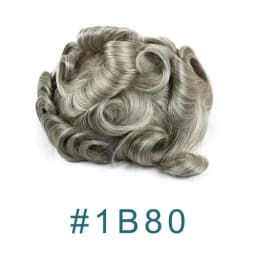 0.02mm Utra Thin Skin Disposable Natural Hairline Men Toupee 100%Human Hair Prosthesis Replacement System Units Hair Pieces 8*10