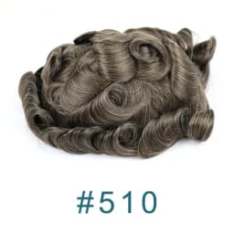 0.02mm Utra Thin Skin Disposable Natural Hairline Men Toupee 100%Human Hair Prosthesis Replacement System Units Hair Pieces 8*10
