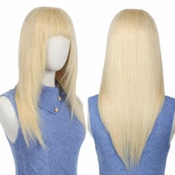 Soft Glueless 24'' Silky Straight 613# Blonde 6x6 Silk Base Jewish 100% Human Hair Wig Baby Hair European Hair Preplucked