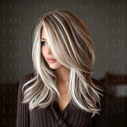 100% Human Hair Soft Highlight Blond Body Wave 13x4 Lace Front Wig 150 Density with Baby Hair Pre-Plucked
