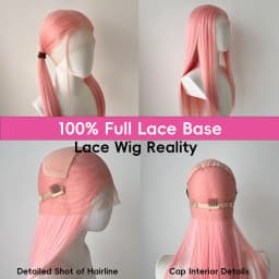 Full Lace Wig 22" Platinum Blonde Synthetic Hair White Silver Blonde Glueless Cosplay Festival Party Wigs Unisex HandTied Heat