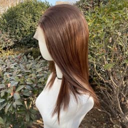 Light Brown Shoulder Length Synthetic 13X4 Lace Front Wigs for Women Glueless Synthetic Wigs 150% Density Natural Hairline